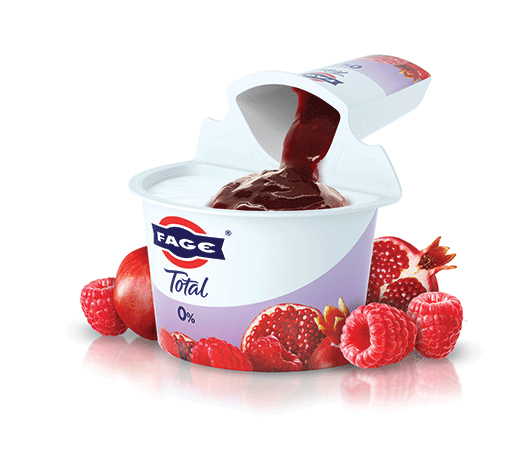 FAGE Total 0% Split Cup Yogurt - Raspberry & Pomegranate