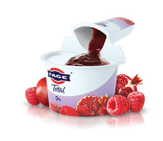 FAGE Total 0% Split Cup Yoghurt - Raspberry & Pomegranate