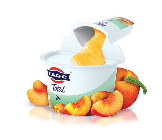 FAGE Total 2% Split Cup - Peach